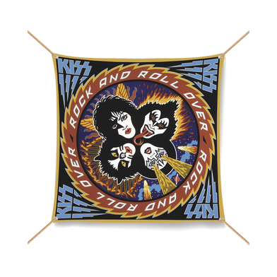 Rock and Roll Over Wall Flag