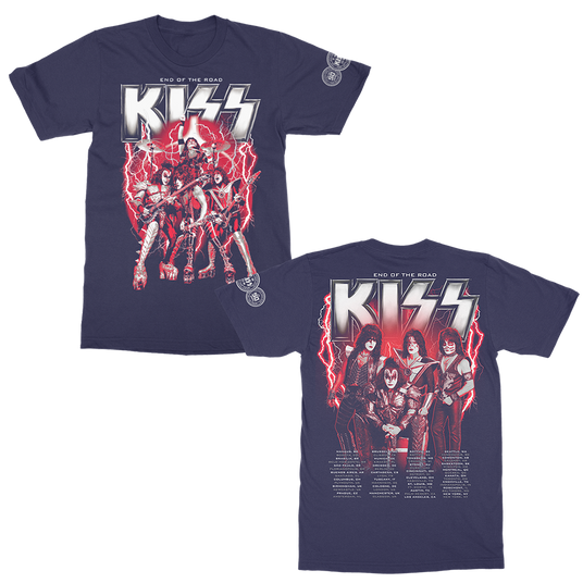 The best selling] Kiss Rock Band Love Gun Album Full Print Hockey Jersey