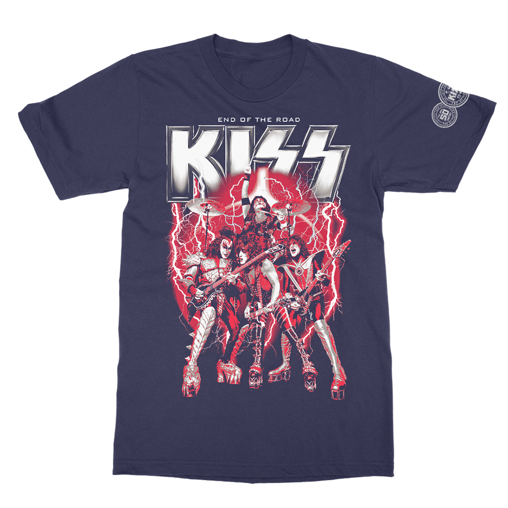 2023 Red Lightning T Shirt KISS Official Store