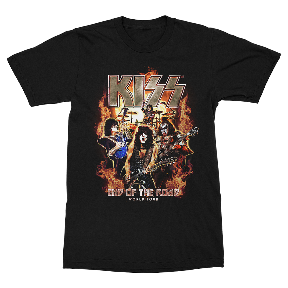 KISS On Fire T-Shirt