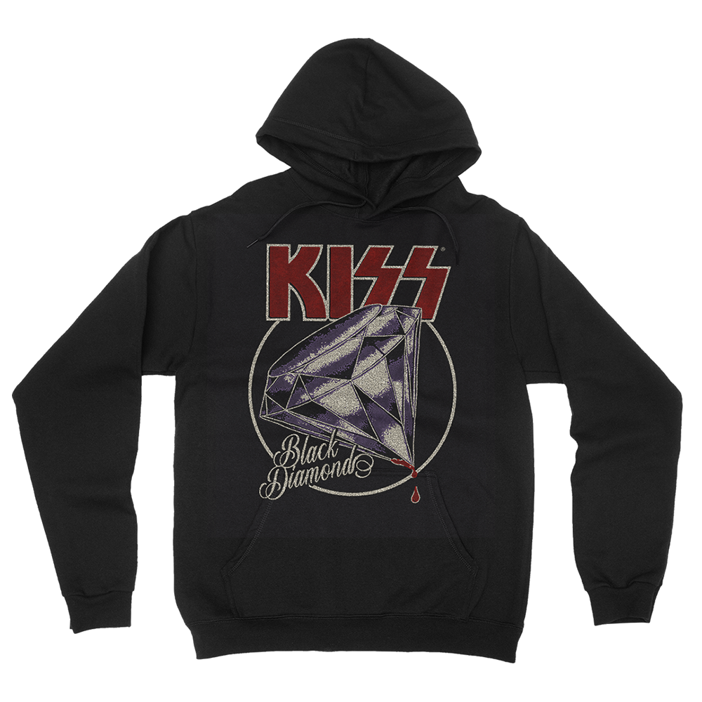 KISS Black Diamond Hoodie Spotify Fans First KISS Official Store