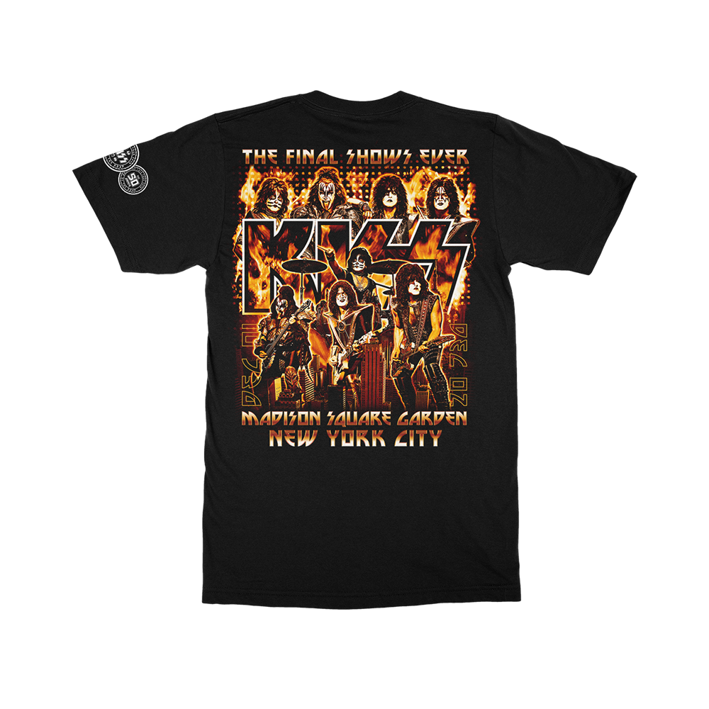 KISS End Of The Road Final Shows Ever T-Shirt-BK