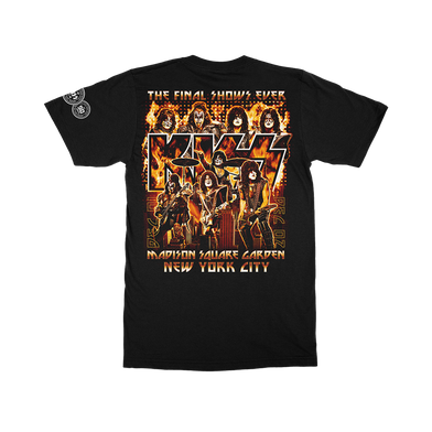KISS End Of The Road Final Shows Ever T-Shirt-BK