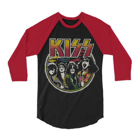 KISS I Was There Pop Up Raglan