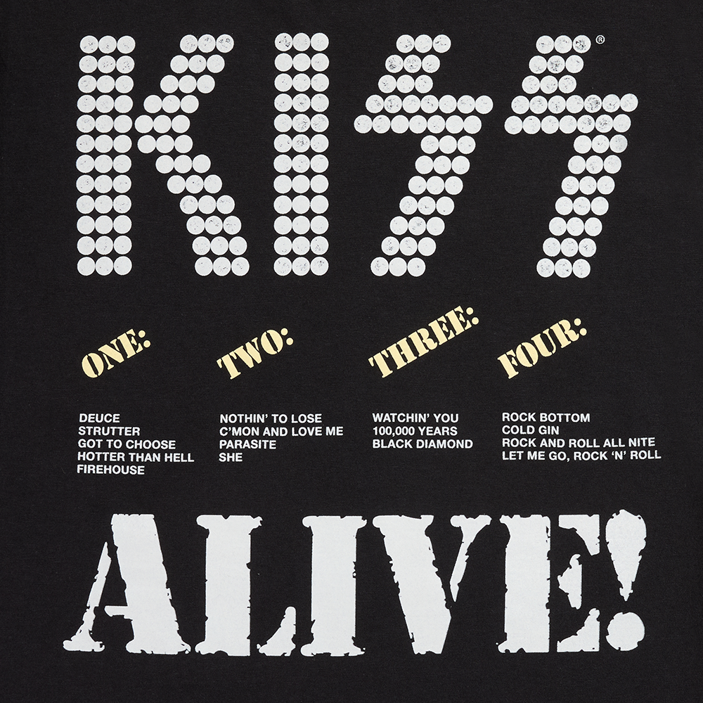ALIVE! Track List T-Shirt 4