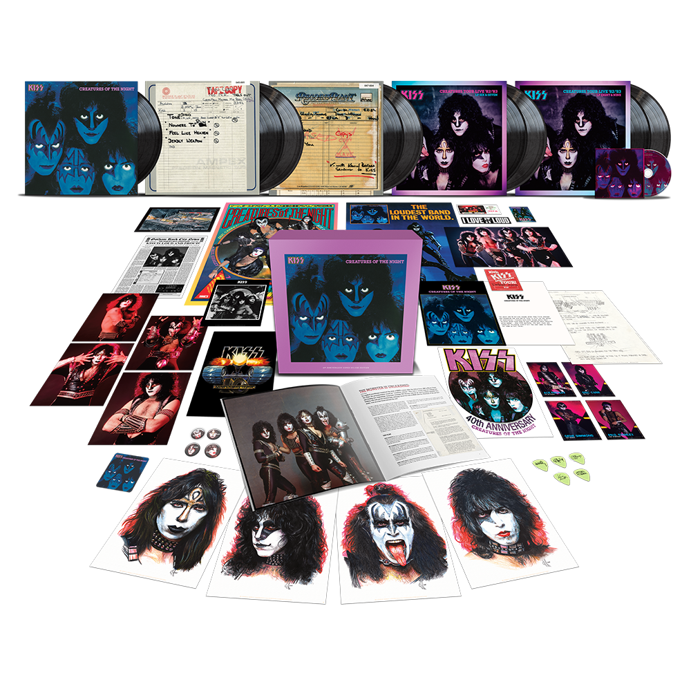 Creatures Of The Night 40th Anniversary 9LP Super Deluxe (Limited Edition 180g Black Vinyl)