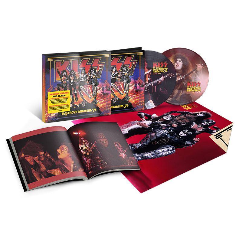 KISS Destroys Anaheim '76 2LP Picture Disc