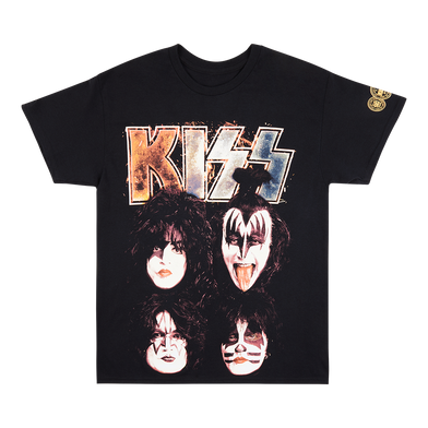 Men's t-shirt Kiss - End of the Road Tour 2023 - Burning Chrome Black -  50216900 
