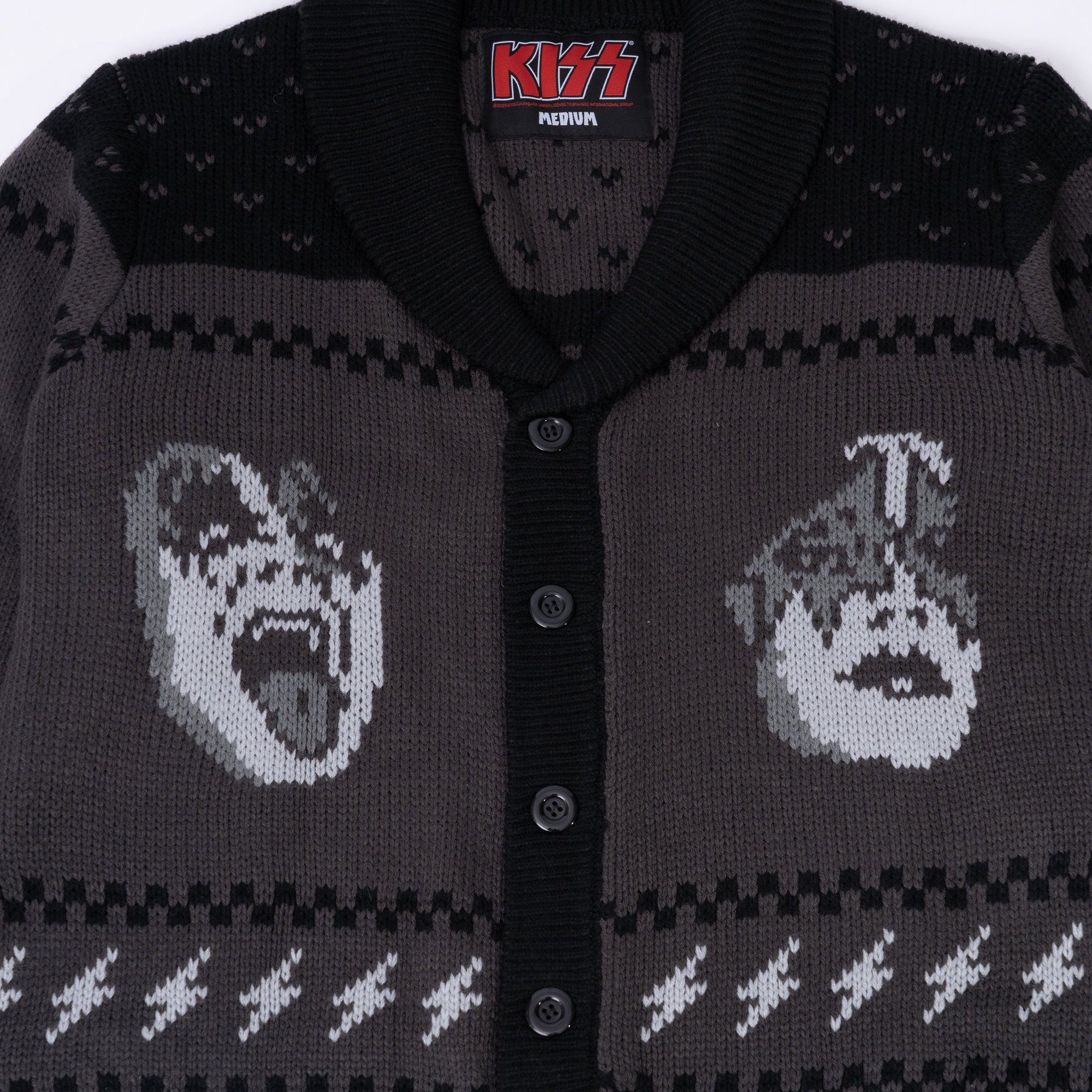 KISS Faces Cardigan - KISS Official Store