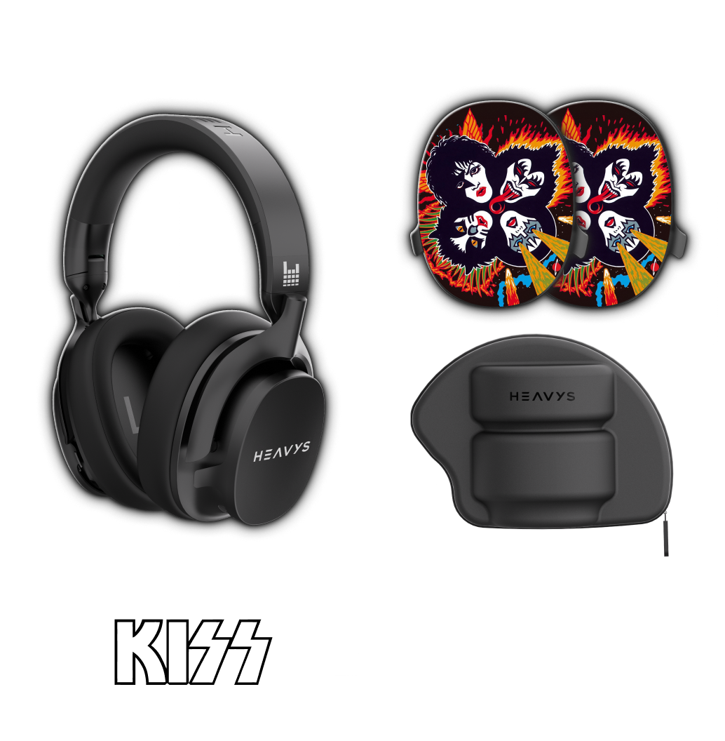 Heavys H1H Headphones + KISS 'Rock and Roll Over' Anniversary Edition Shells 4