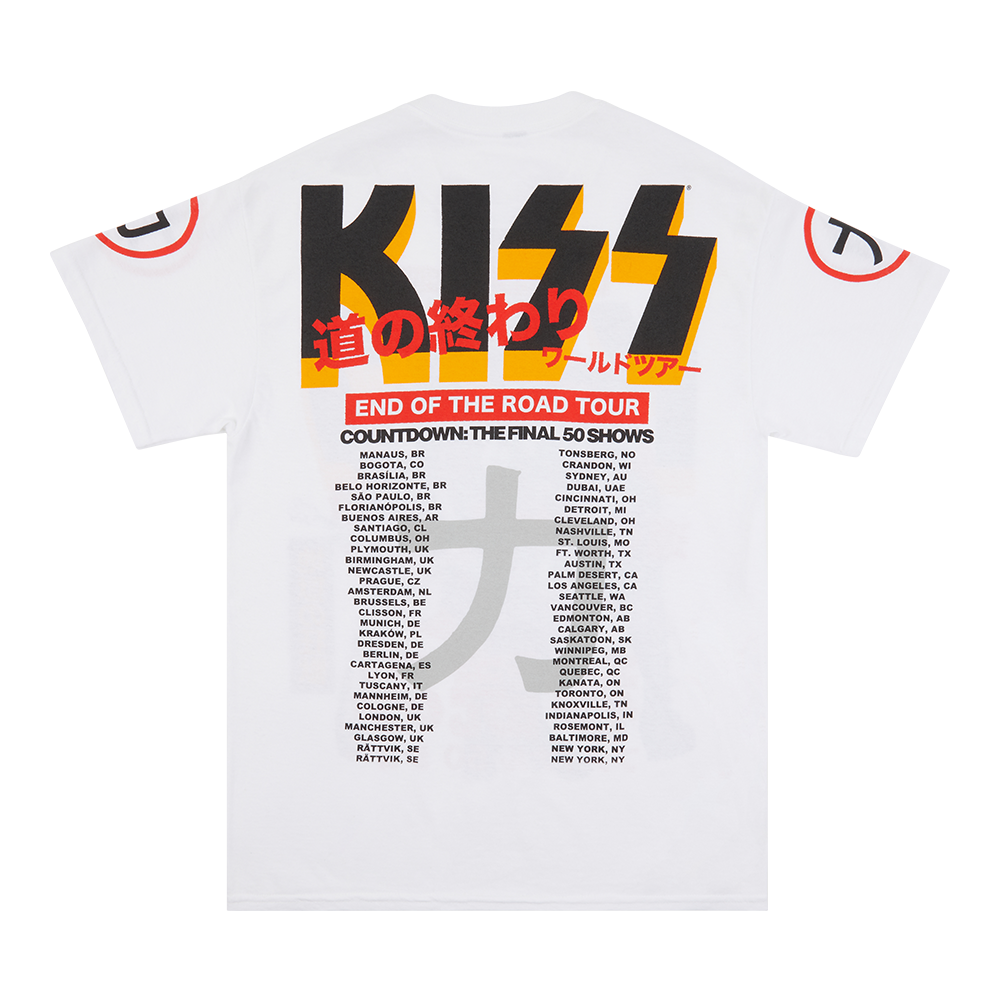 KISS Enjoy The Road Tour Tシャツ Lサイズ 2023 EOTR Countdown T-Shirt - KISS Official Store