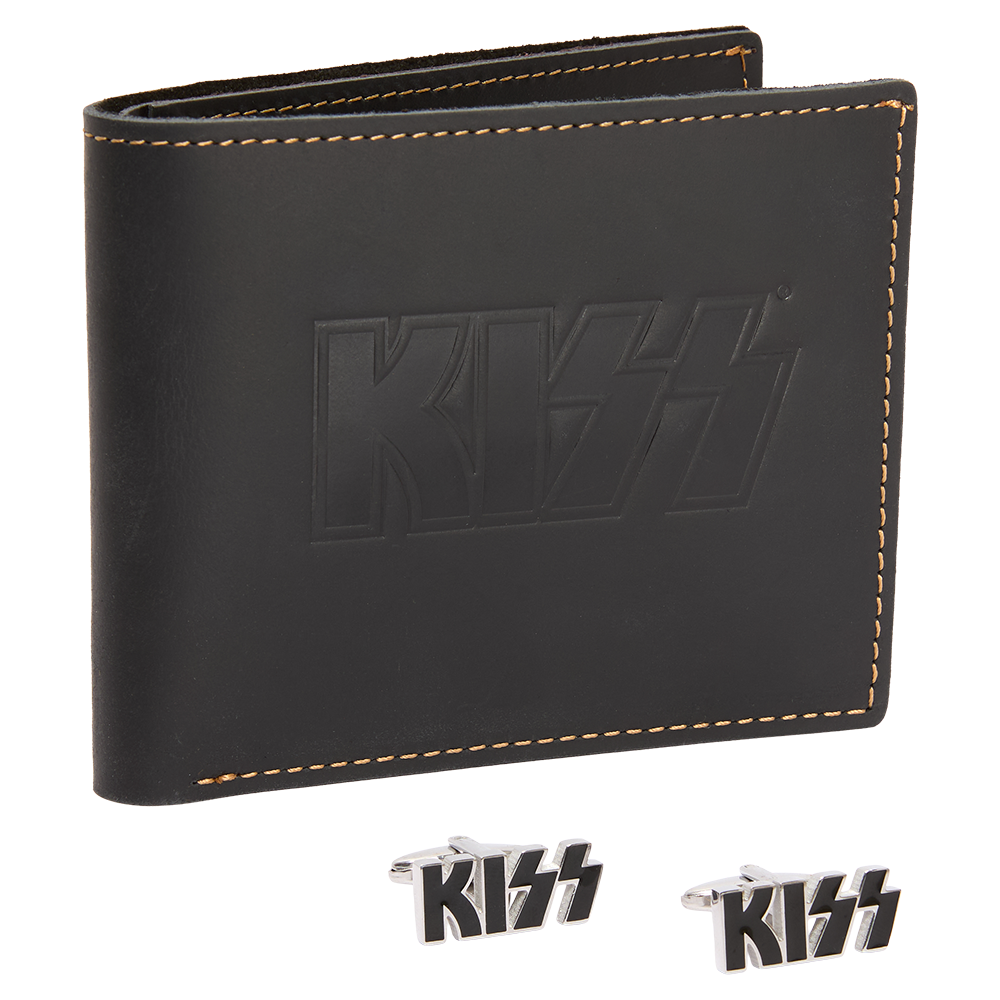 Dressed To Kill Wallet + KISS Kufflinks