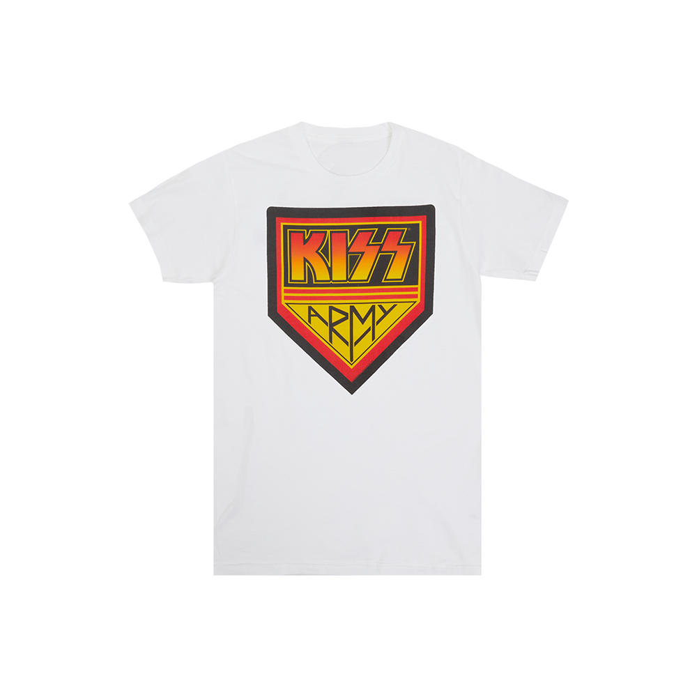 KISS Army Logo T-Shirt - White