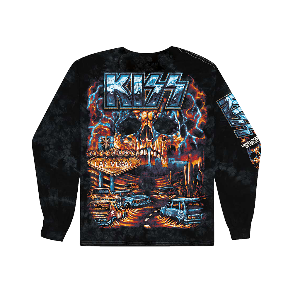 Landlocked In Vegas Desert Long Sleeve T-Shirt Back