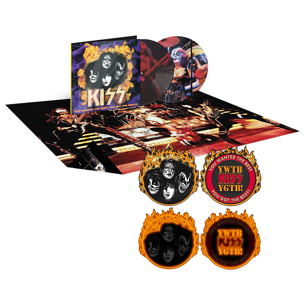 KISS - You Wanted The Best, You Got The Best!! (30th Anniversary) 2LP Picture Disc - KISS Store Exclusive + Coin