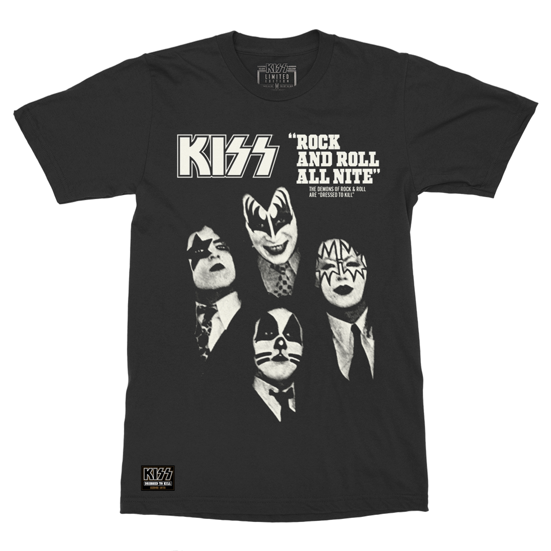 Rock and Roll All Nite DTK T-Shirt Front