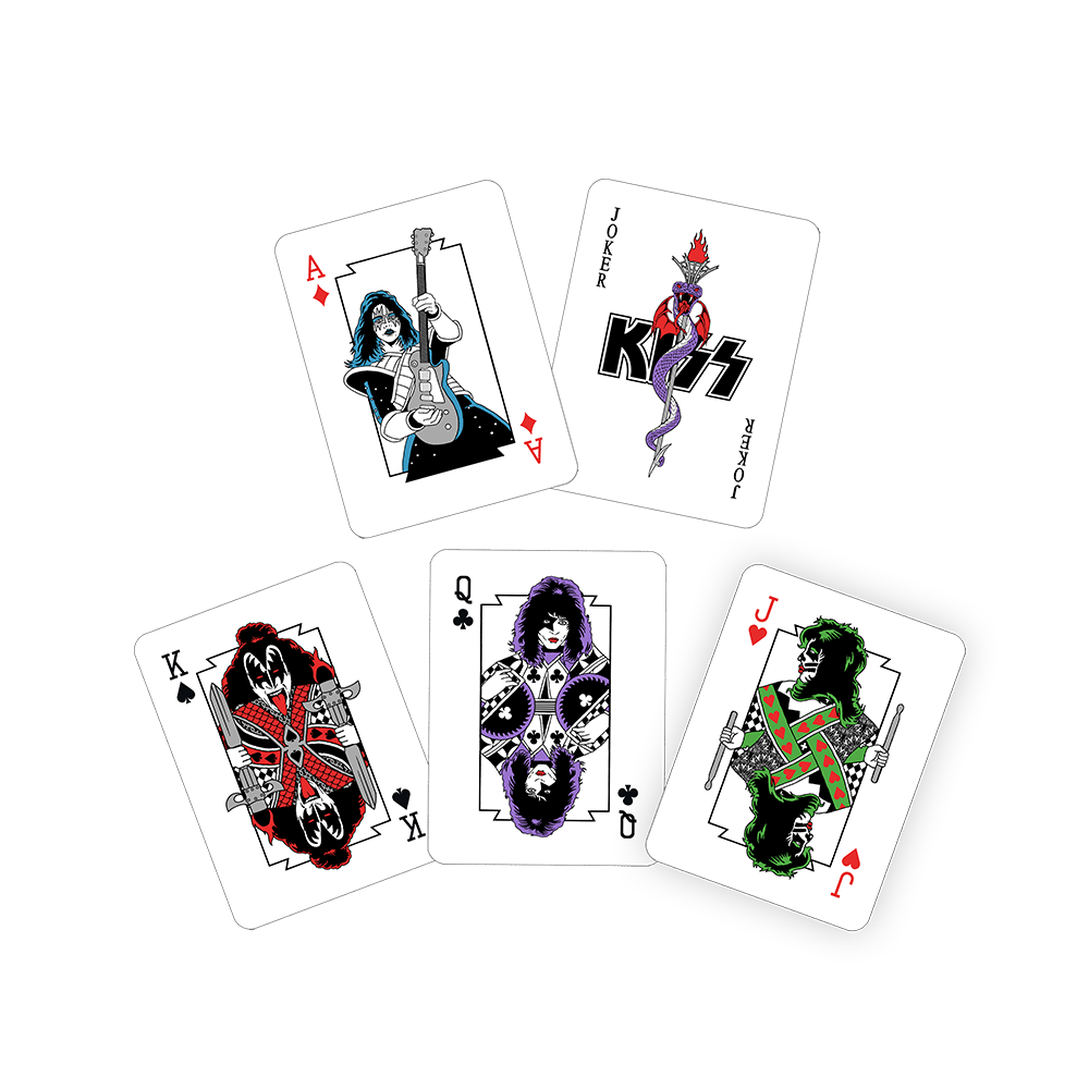KISS Black Diamond Playing Cards