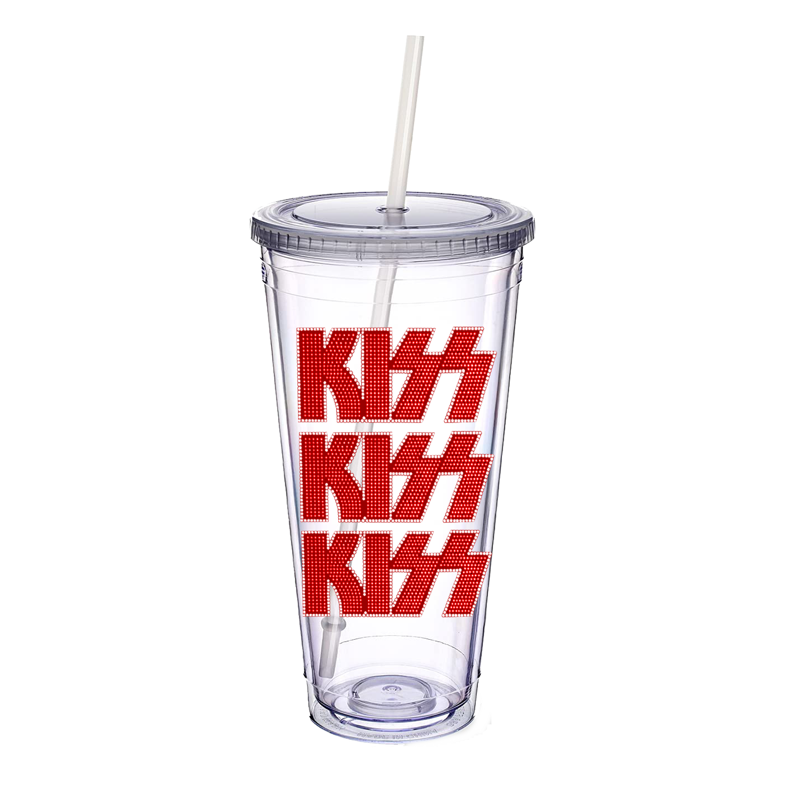 KISS Logo Rhinestone Tumbler