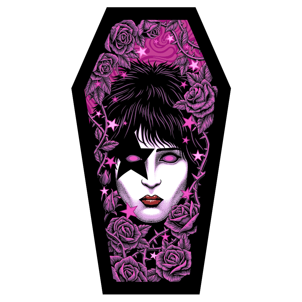The Starchild Coffin Poster (Screen Printed + Glow In The Dark)