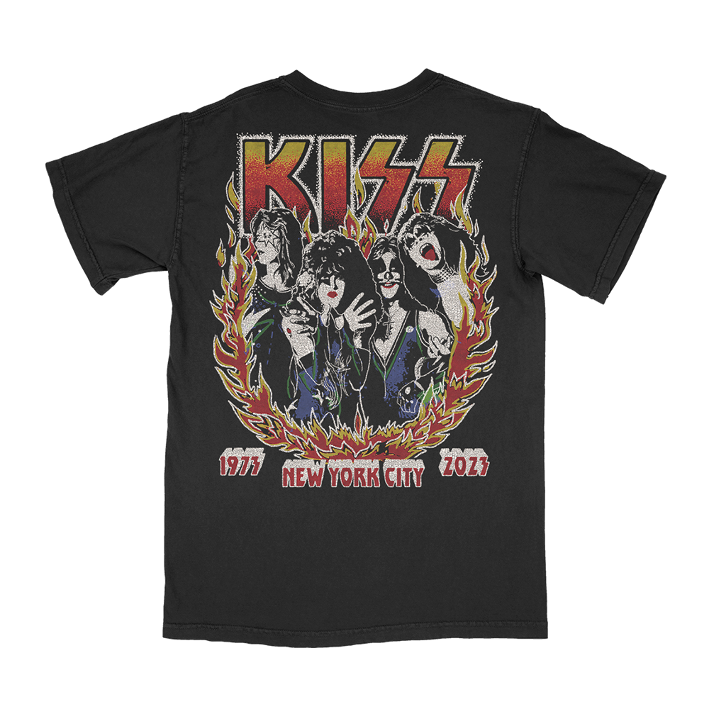 KISS Hottest Band 1973 2023 NYC T Shirt KISS Official Store