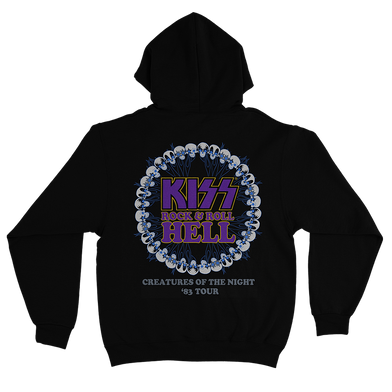 Rock and Roll Hell Black Hoodie Back