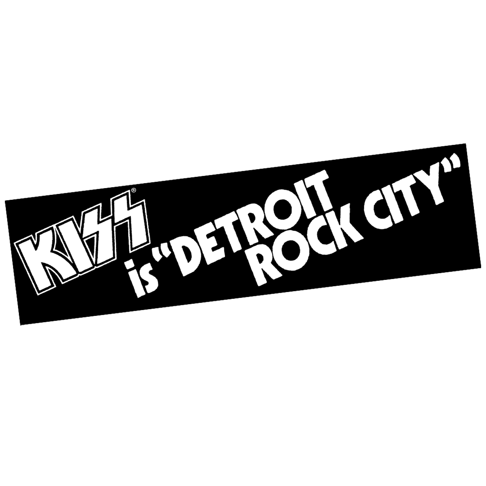 KISS IS DETROIT ROCK CIty Sticker
