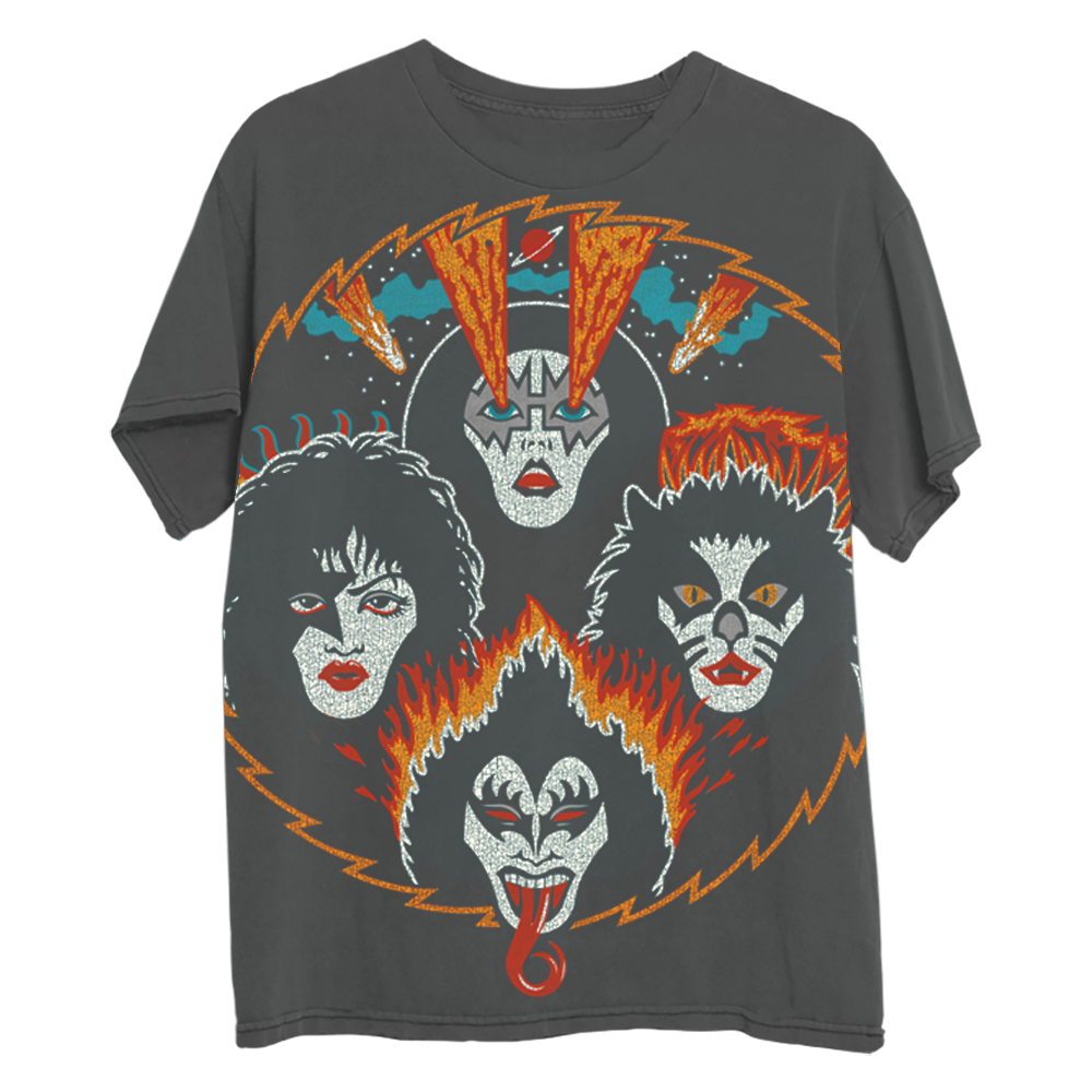 Rock and Roll Over Vintage Wash T-Shirt-1
