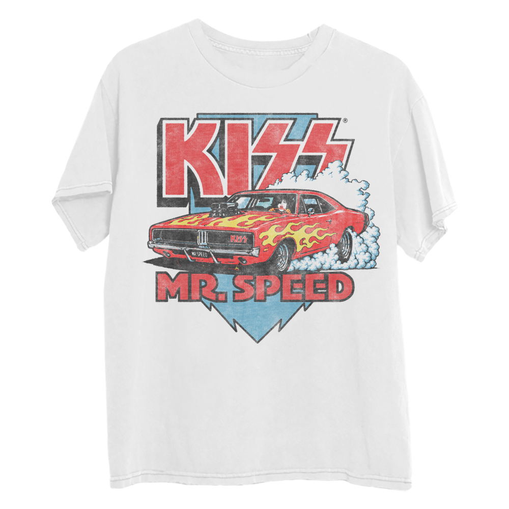 Mr. Speed White T-Shirt