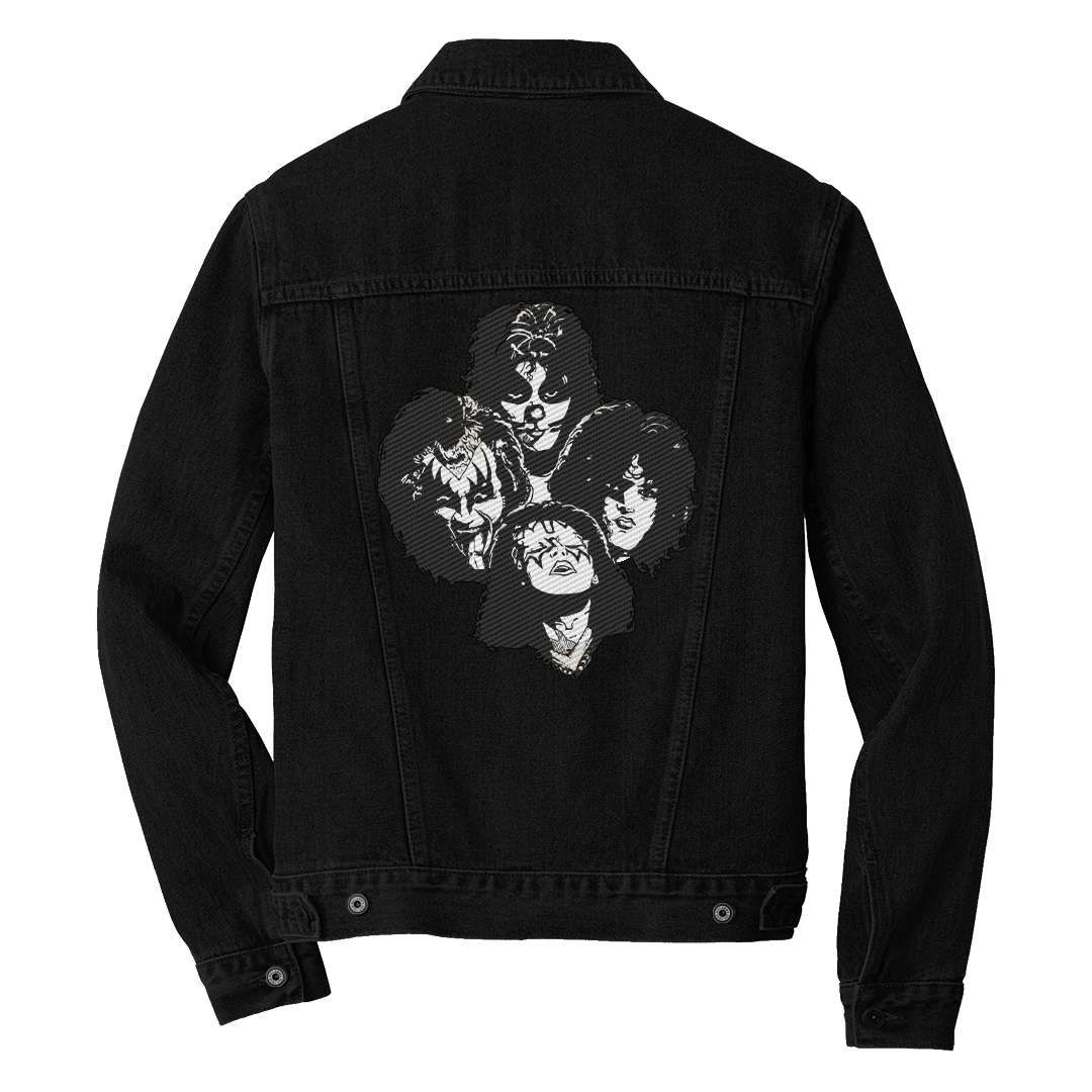 Official KISS Army Denim Jacket Back