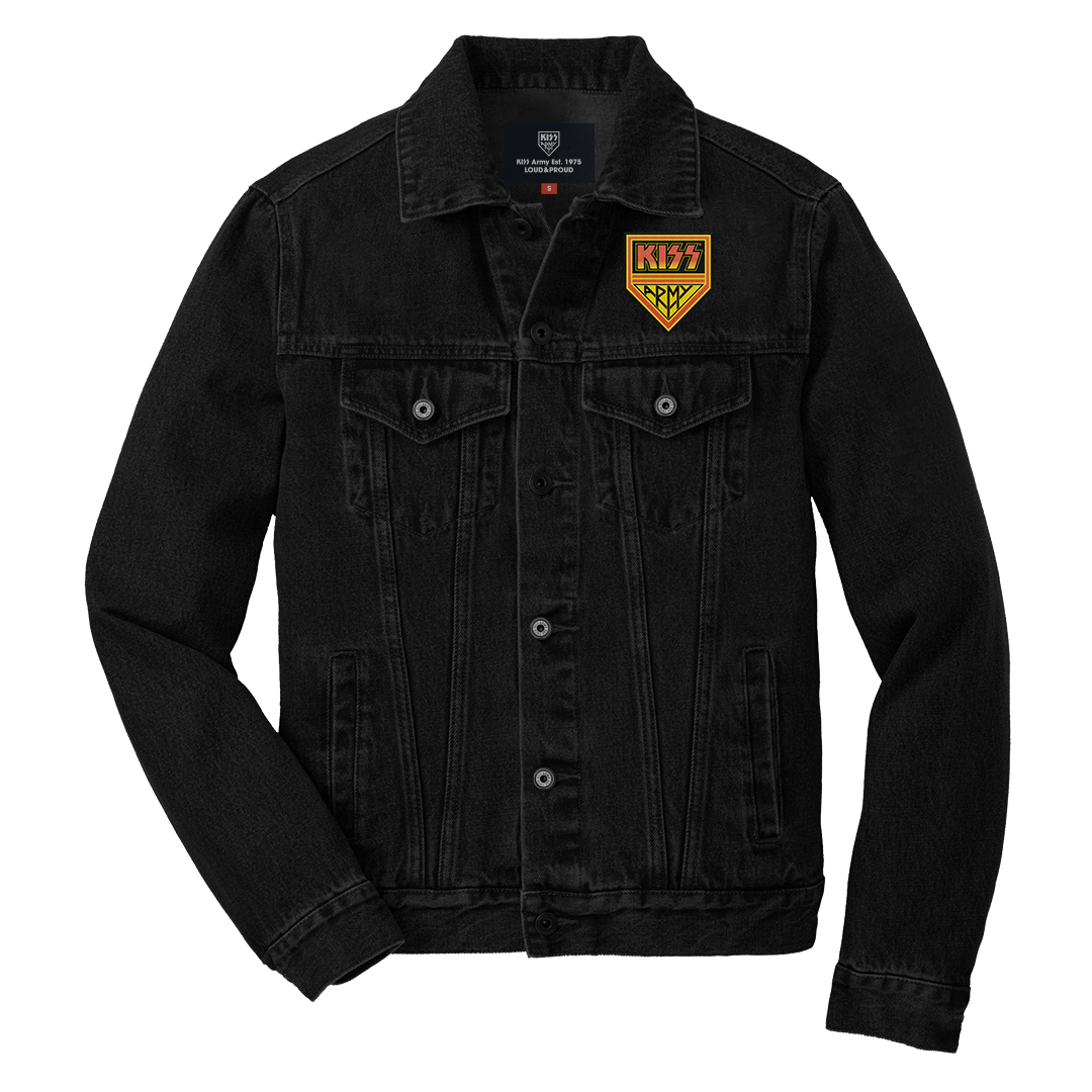 Official KISS Army Denim Jacket Front