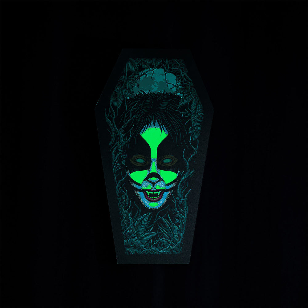 The Catman Coffin Poster (Screen Printed + Glow In The Dark)
