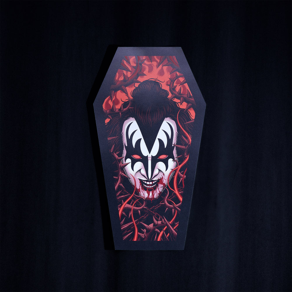 The Demon Coffin Poster (Screen Printed + Glow In The Dark)