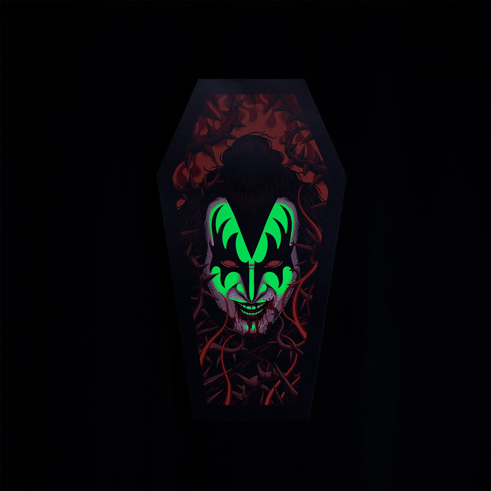 The Demon Coffin Poster (Screen Printed + Glow In The Dark)