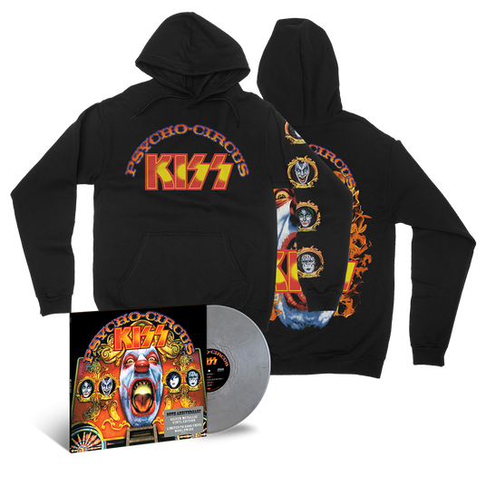 Psycho Circus Hoodie +  Psycho Circus Limited Edition Silver LP