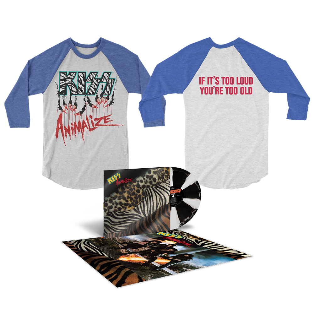 Animalize 40th Anniversary Cornetto Color LP (Limited Edition) + Too Loud Raglan