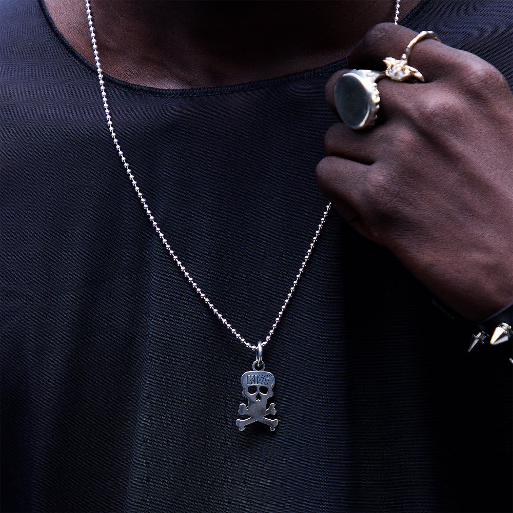 KISS X Room 101 Brand The Demon Skull Necklace Lifestyle