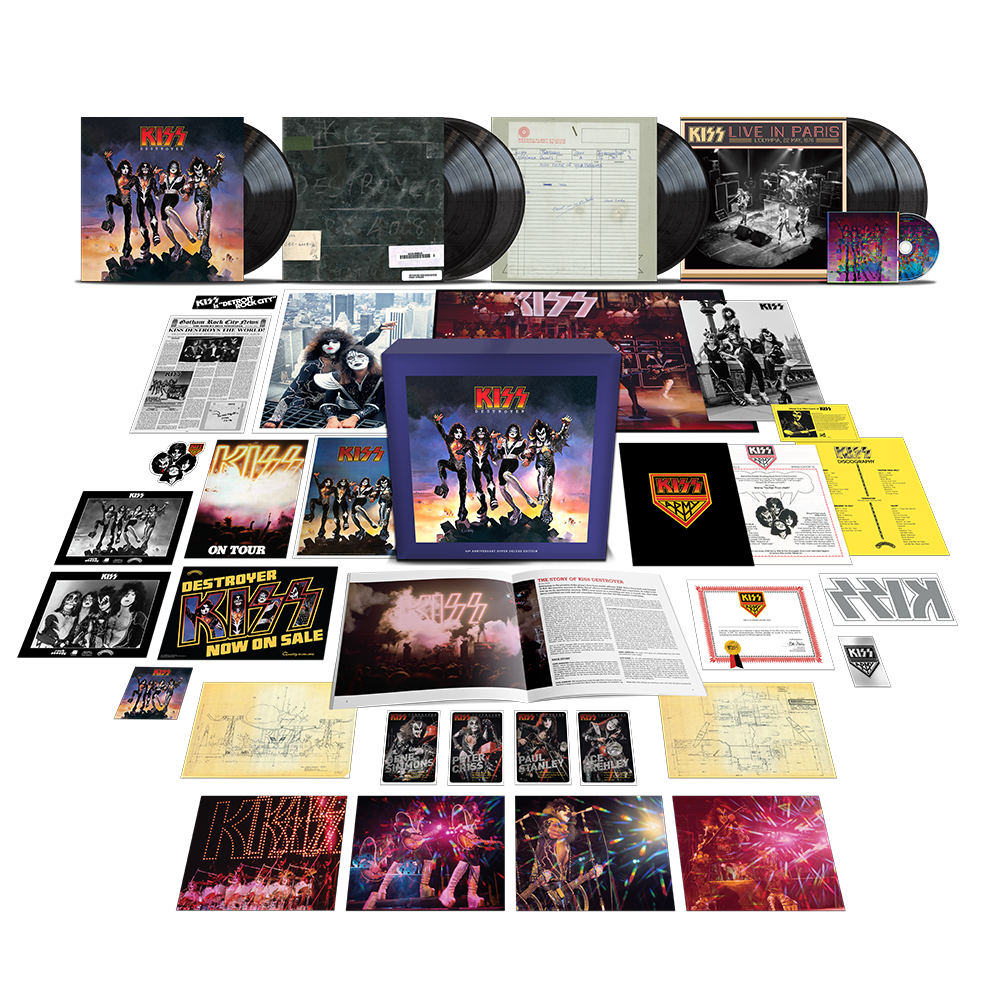 Destroyer 45th Anniversary 6LP Super Deluxe 180-gram Black LP (Limited-Edition) Pack Shot