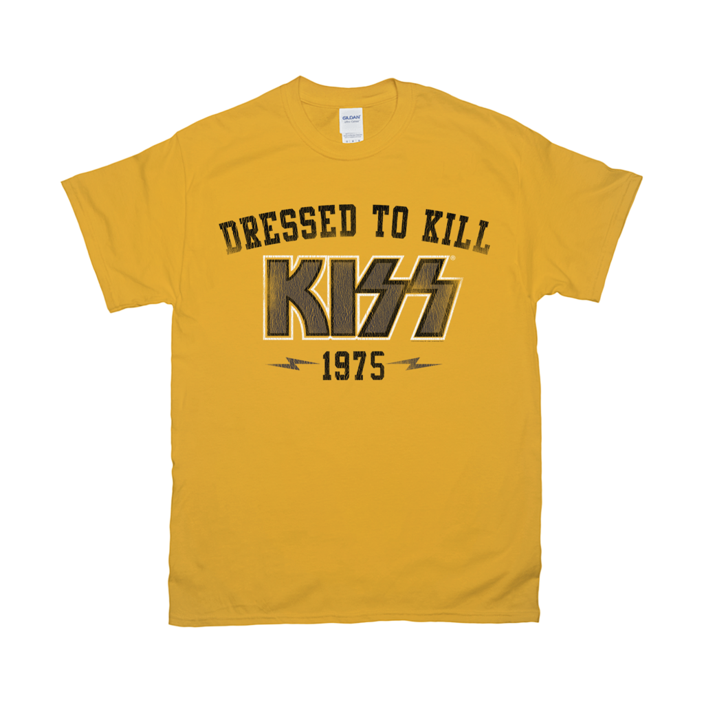 Kiss dressed to 2024 kill t shirt