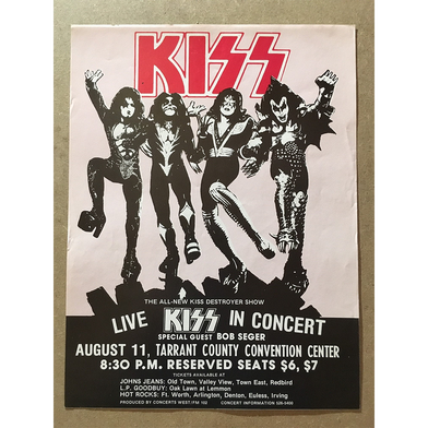 Live in Concert T-Shirt Poster