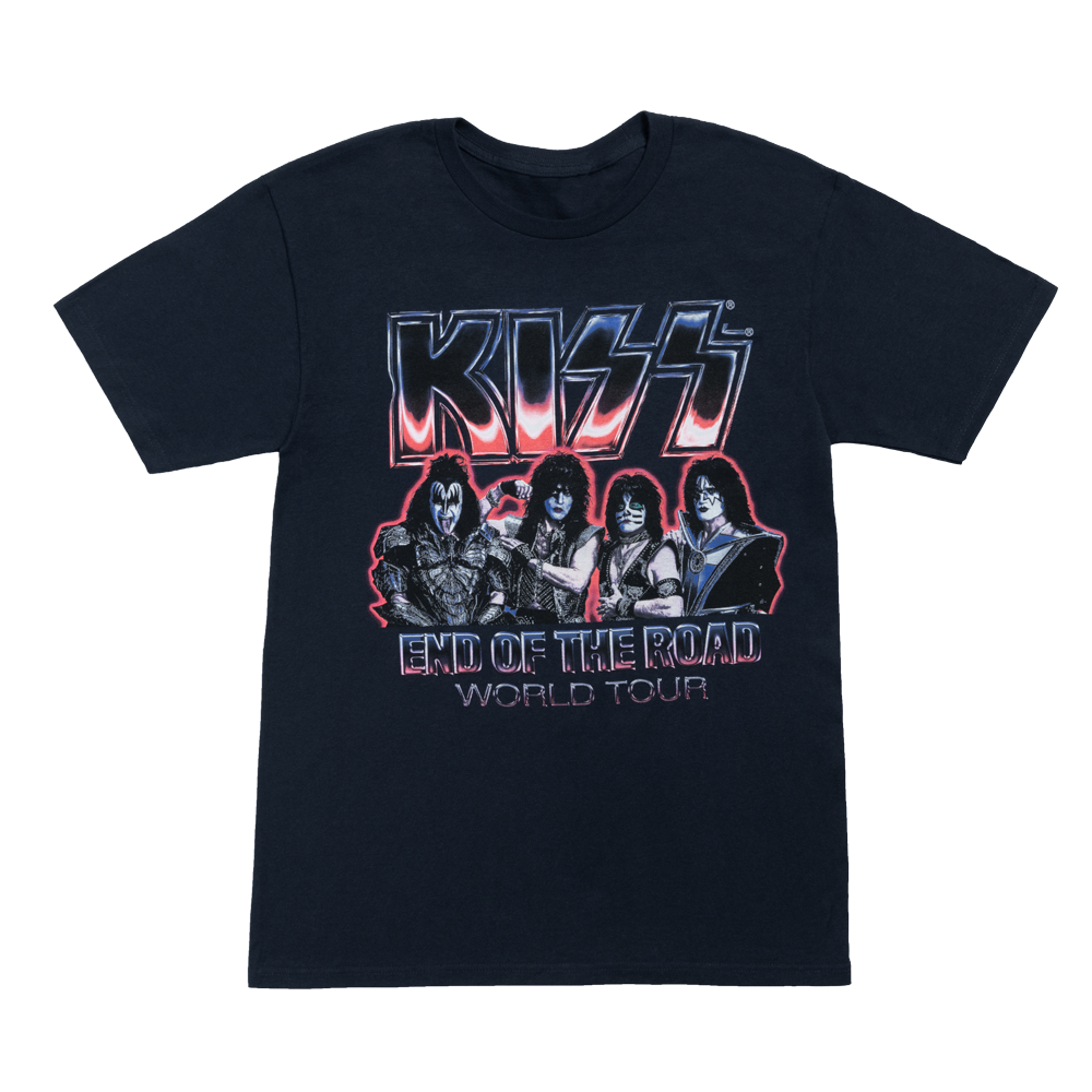 Chrome Navy T-Shirt Front 