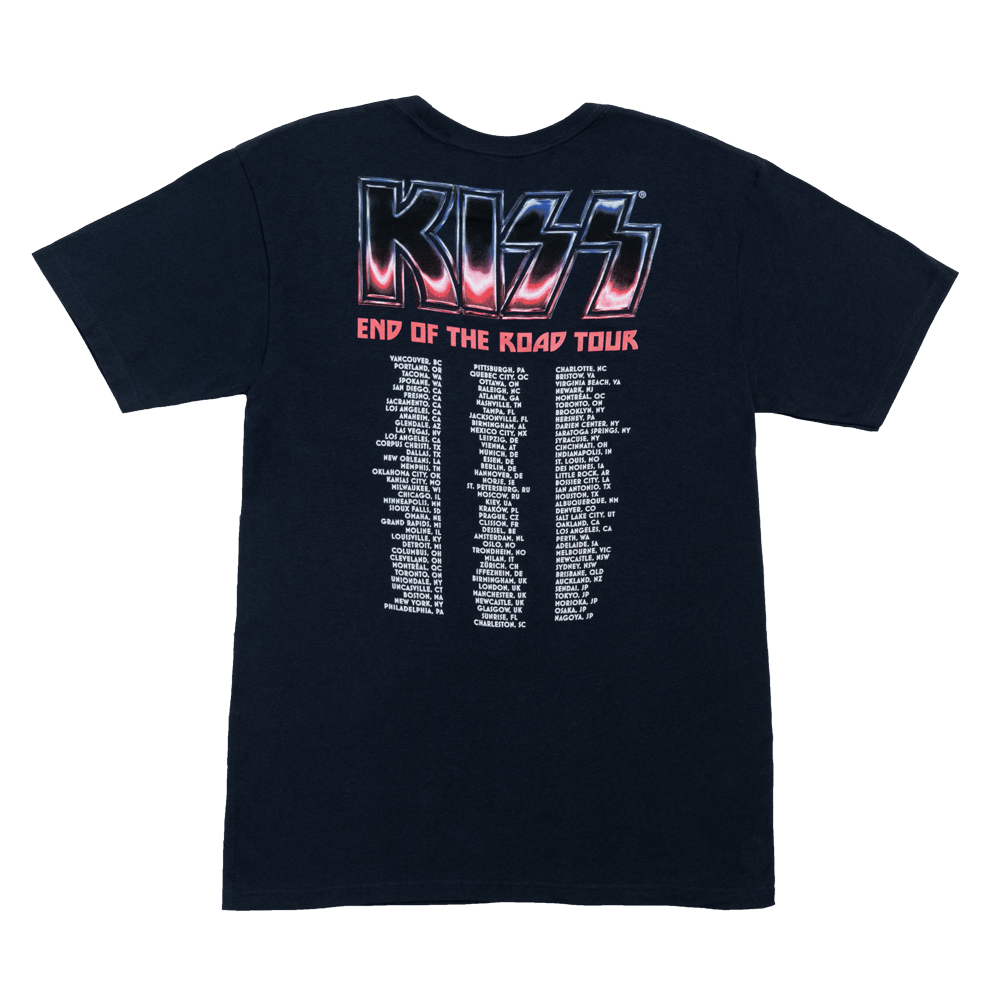 Chrome Navy T-Shirt Back
