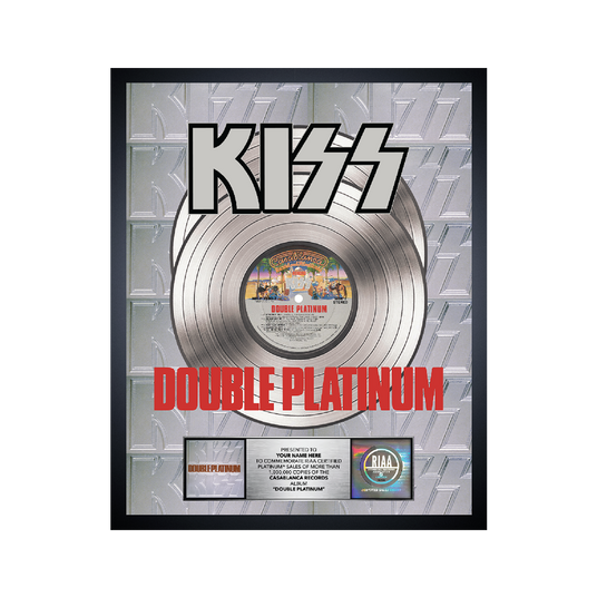 Personalized Double Platinum Award