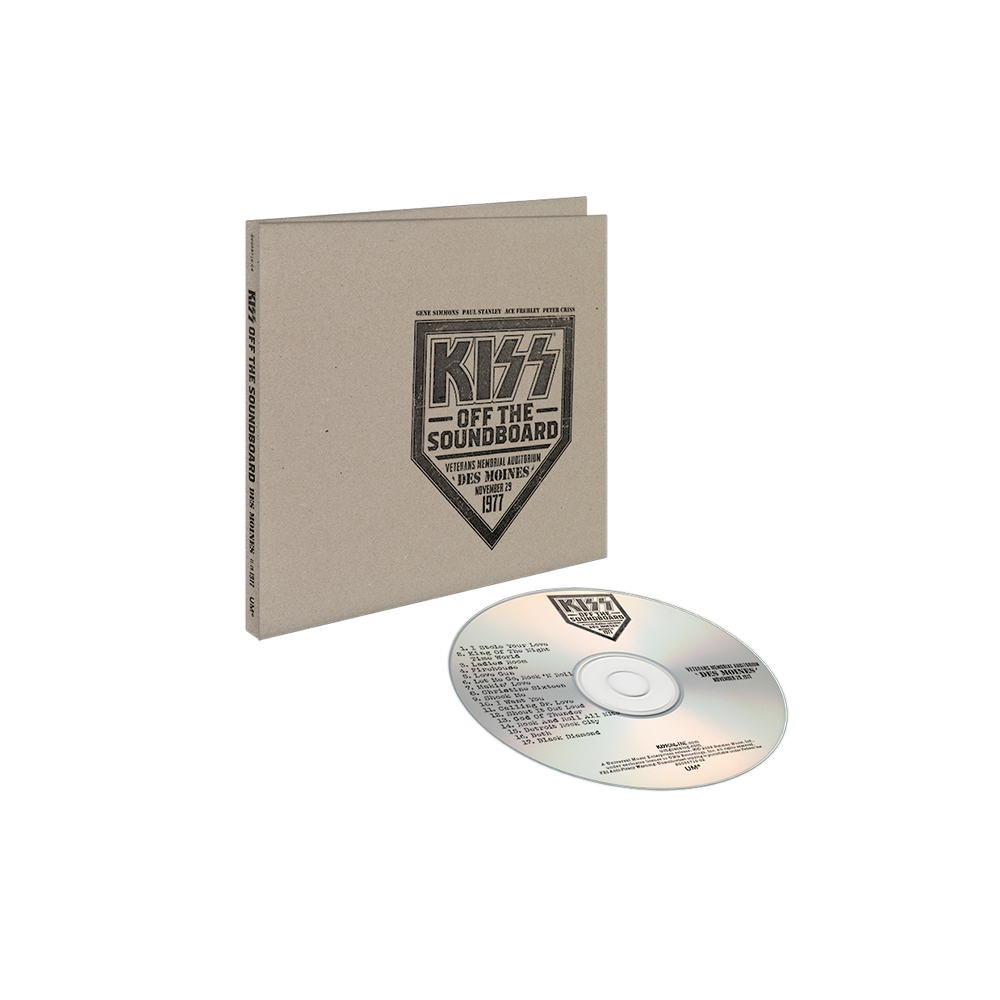 Off The Soundboard: Live In Des Moines 1977 CD – KISS Official Store