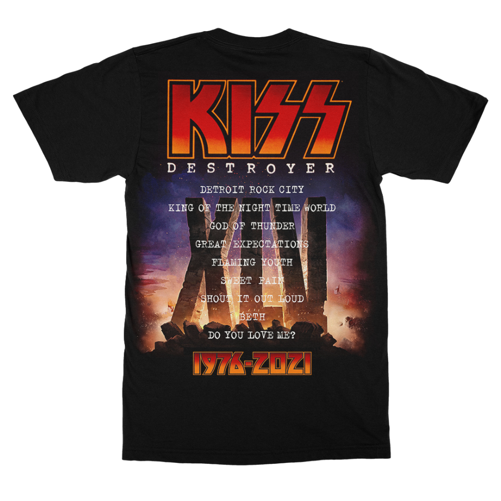 Destroyer 45th Anniversary T-Shirt Back