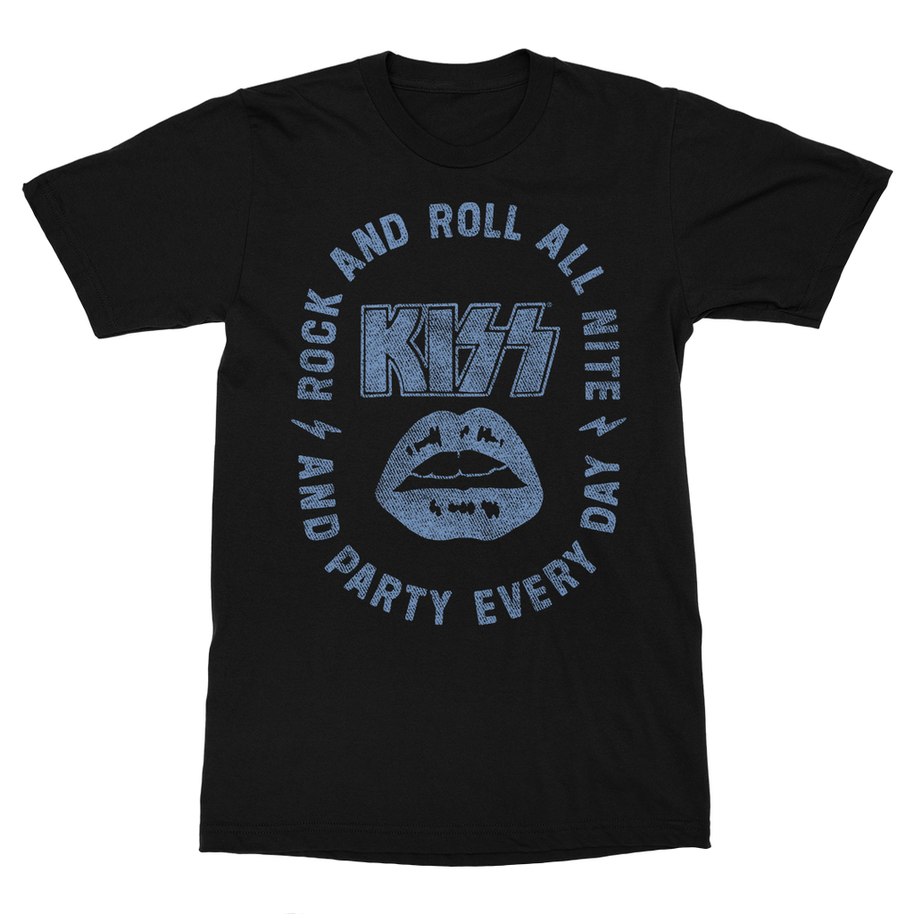 Party Every Day T Shirt Kiss Official Store