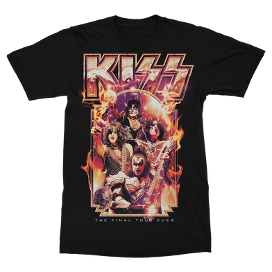 2021 Heaven's On Fire Tour Date T-Shirt Front