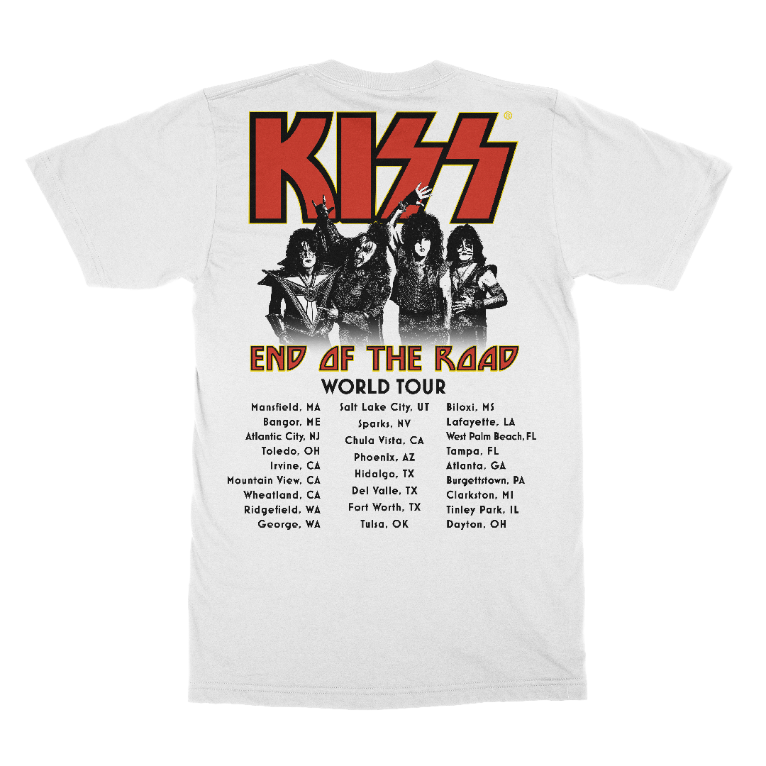 KISS Enjoy The Road Tour Tシャツ Lサイズ 2021 World Tour T-Shirt - KISS Official Store