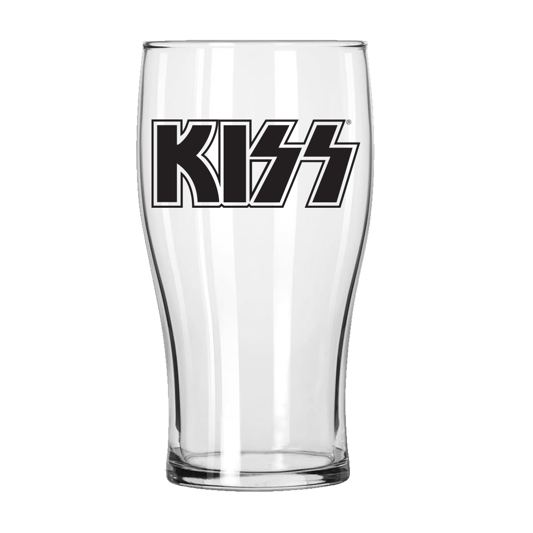 KISS Me Pub Glass