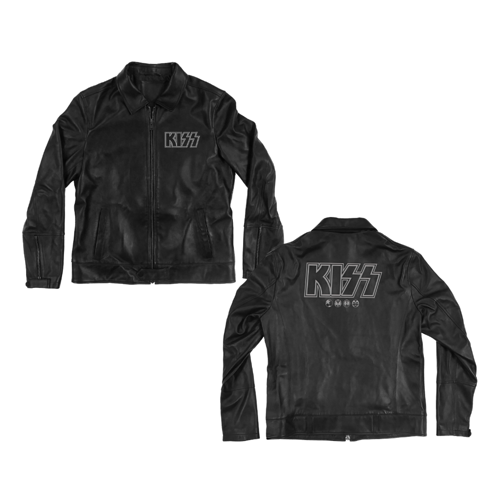 KISS Authentic Leather Jacket Front & Back