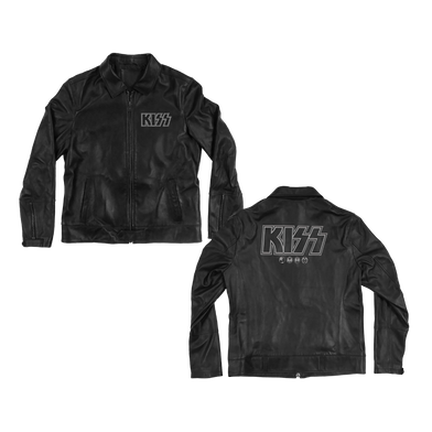KISS Authentic Leather Jacket Front & Back